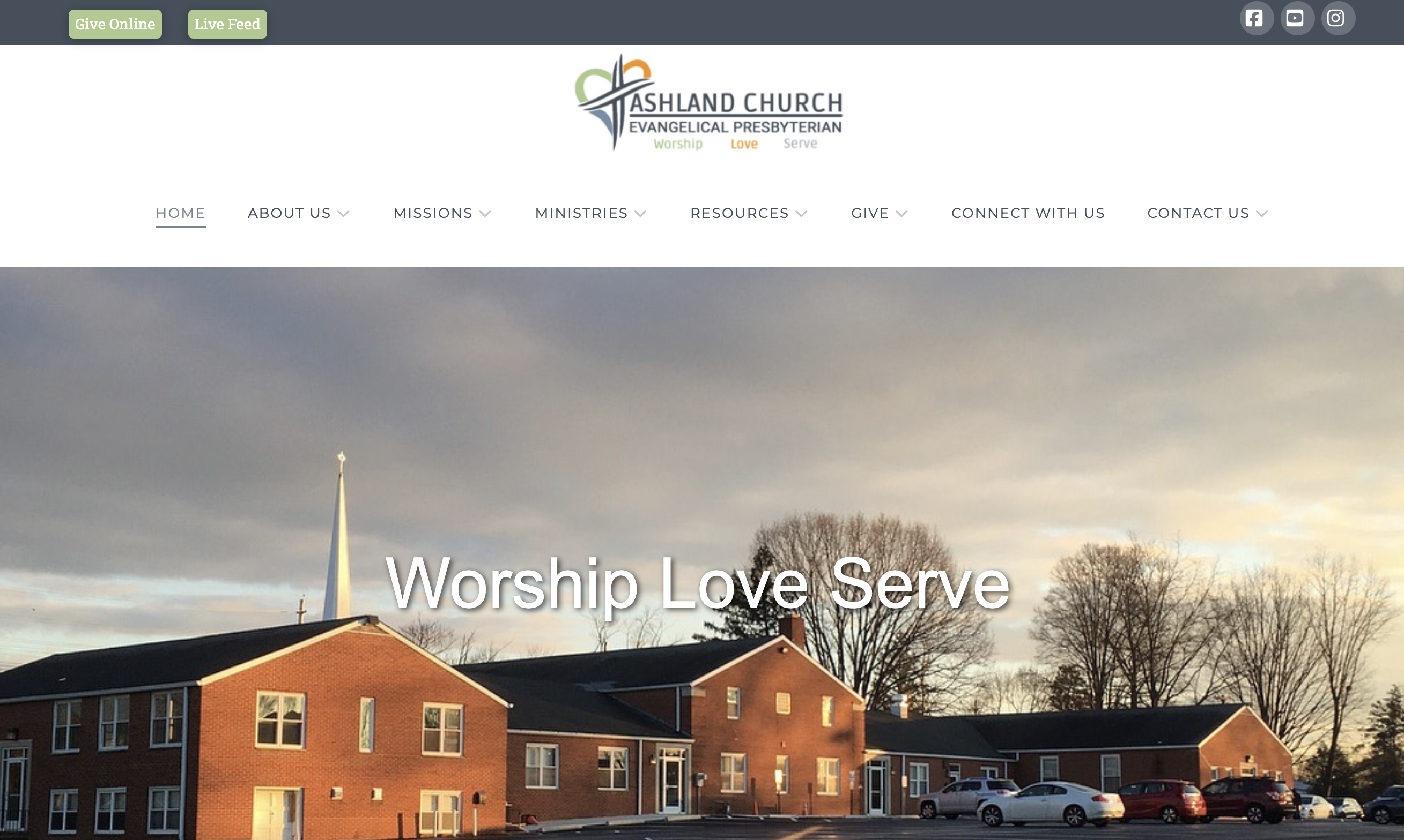 New Website - Ashland Church